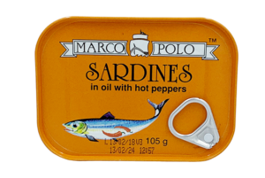 MP Sardines in Oil with Hot Peppers 105g