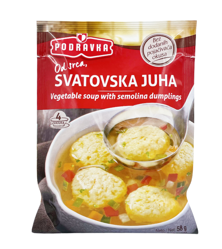 Podravka Beef Soup with Meat 60g - Gourmet Mix