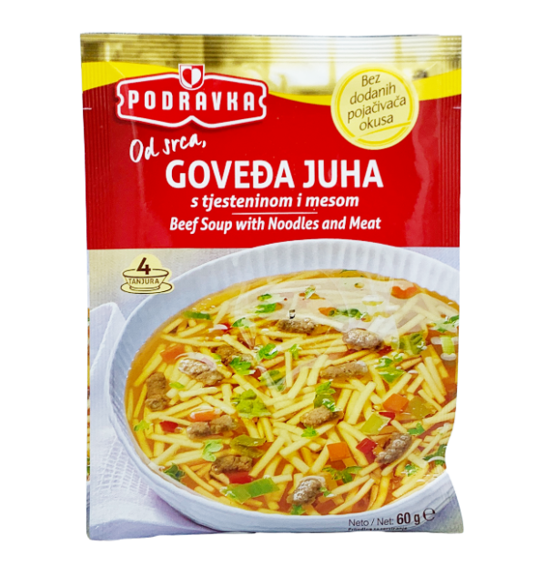Podravka Beef Soup with Meat 60g