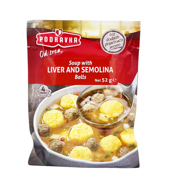 Podravka Duo Soup with Liver and Semolina Balls 52g